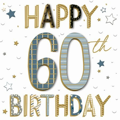Picture of HAPPY 60TH BIRTHDAY CARD